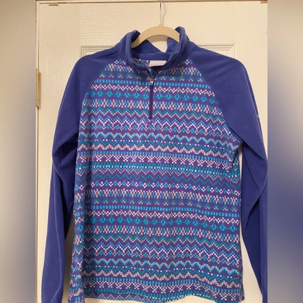 Girls Columbia Quarter Zip Fleece